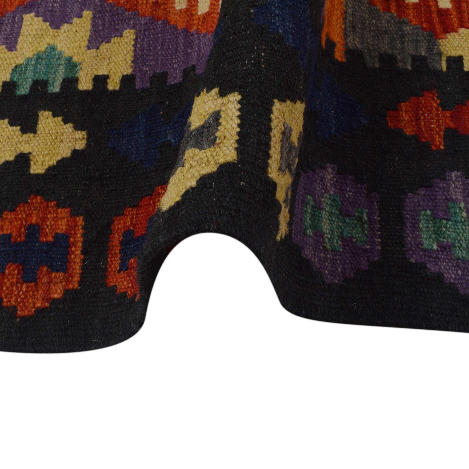 Handmade Vegetable Kilim 5' 9" x 7' 10" (ft) - No. P36080