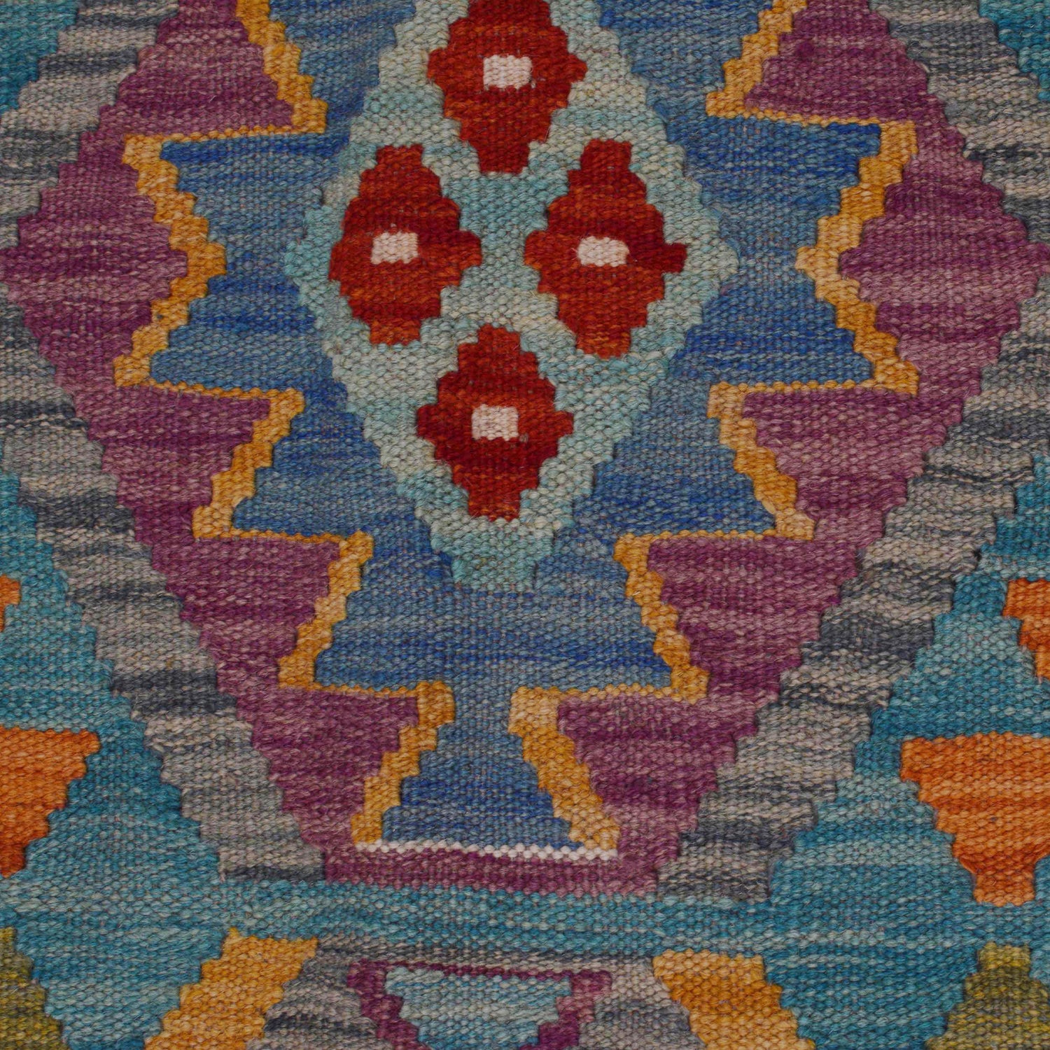 Handmade Vegetable Kelim 5' 11" x 8' 4" (ft) - No. P36084