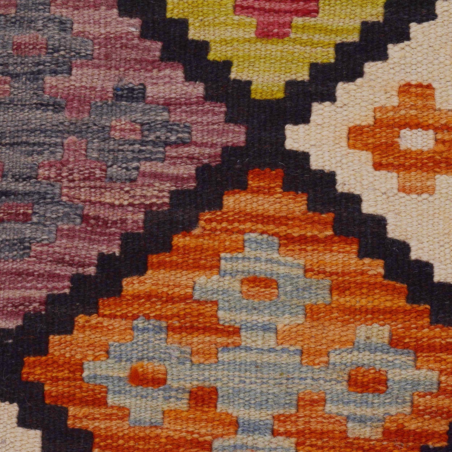 Handmade Vegetable Kilim 4' 11" x 6' 4" (ft) - No. P36097
