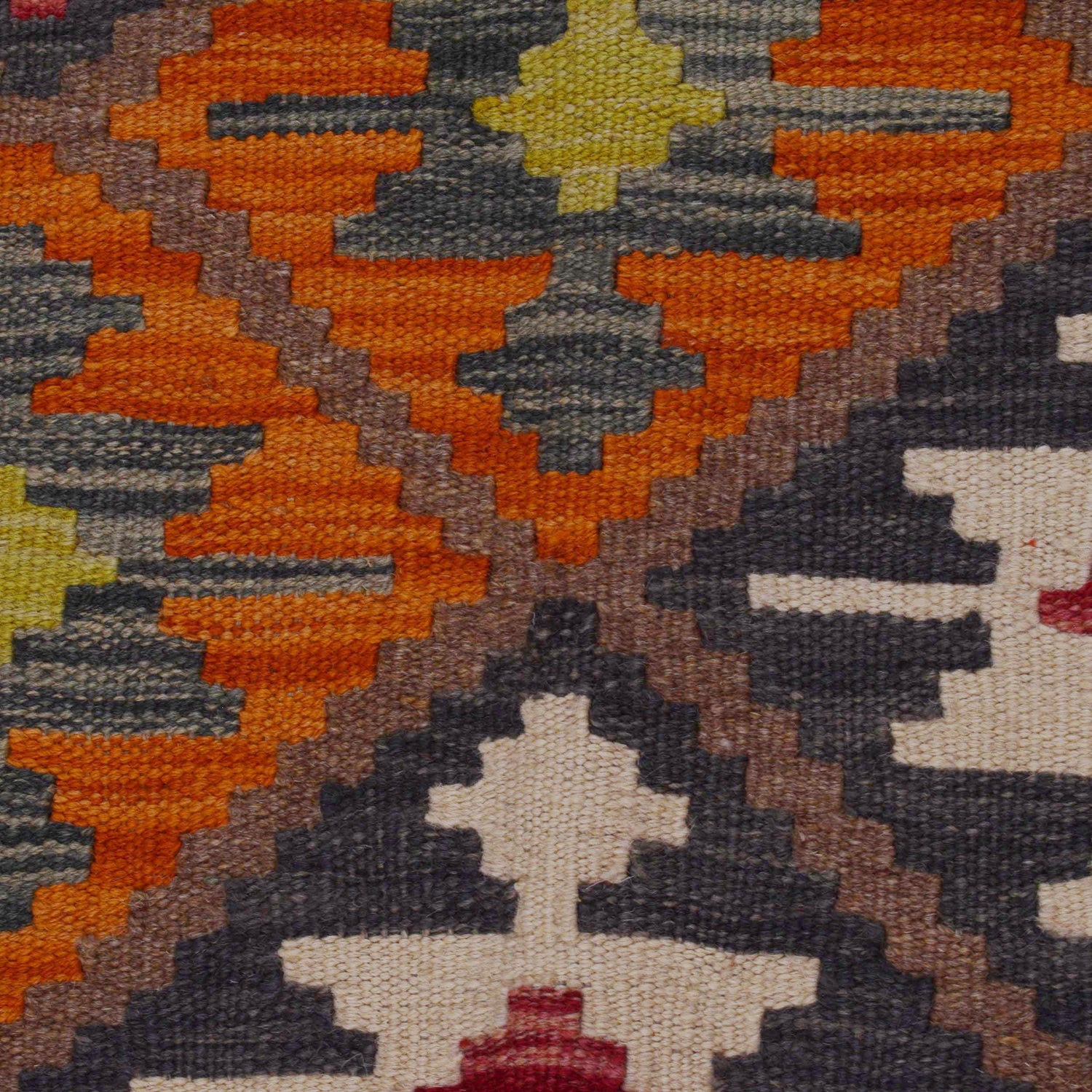 Handmade Vegetable Kelim 5' 2" x 6' 8" (ft) - No. P36098