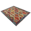 Handmade Vegetable Kilim 5' 0" x 6' 9" (ft) - No. P36099