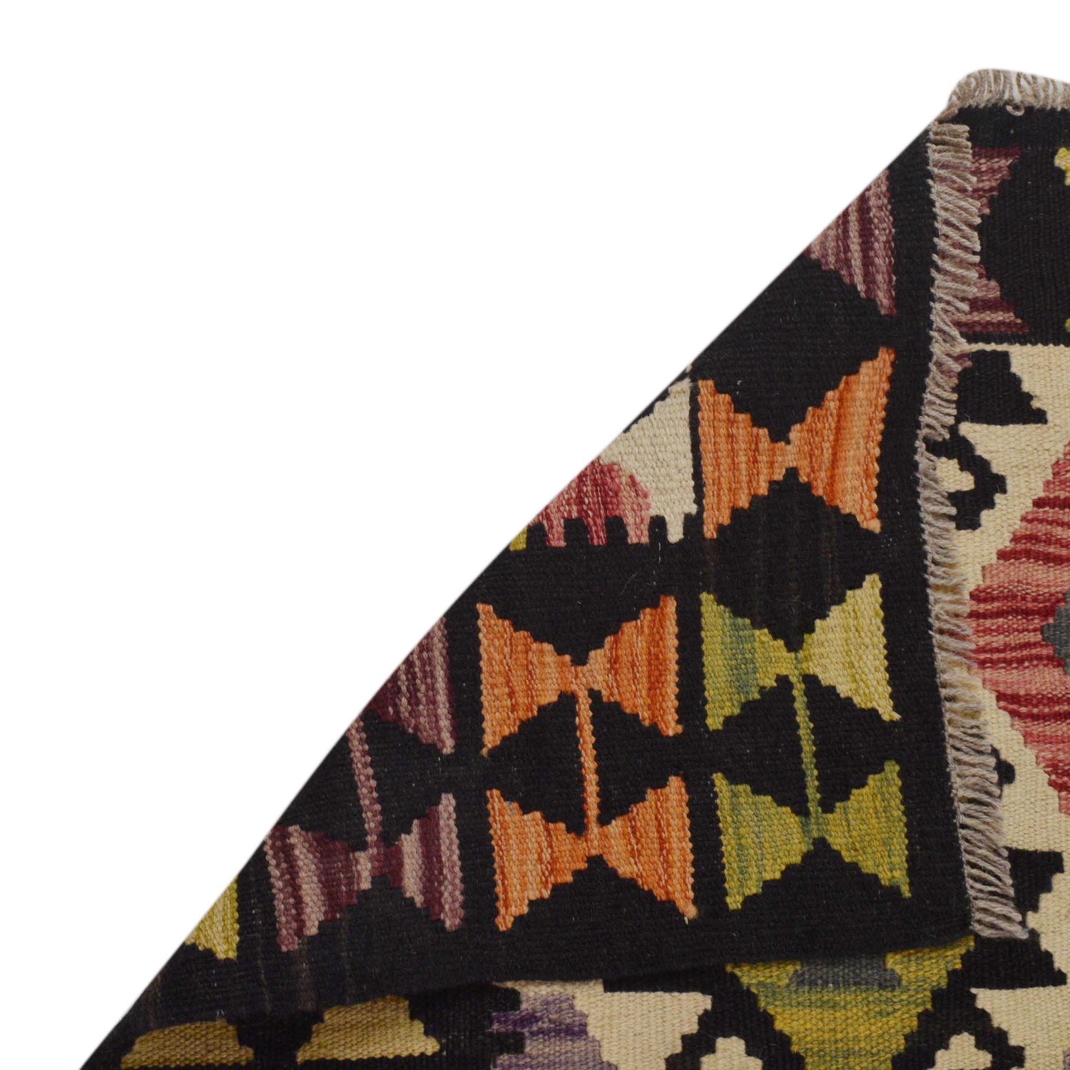 Handmade Vegetable Kelim 5' 2" x 6' 5" (ft) - No. P36101