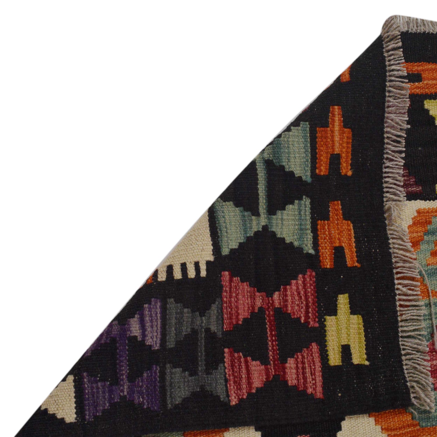 Handmade Vegetable Kelim 5' 1" x 6' 4" (ft) - No. P36103