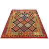 Handmade Vegetable Kilim 4' 5" x 5' 7" (ft) - No. P36104