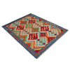 Handmade Vegetable Kelim 4' 0" x 5' 9" (ft) - No. P36107