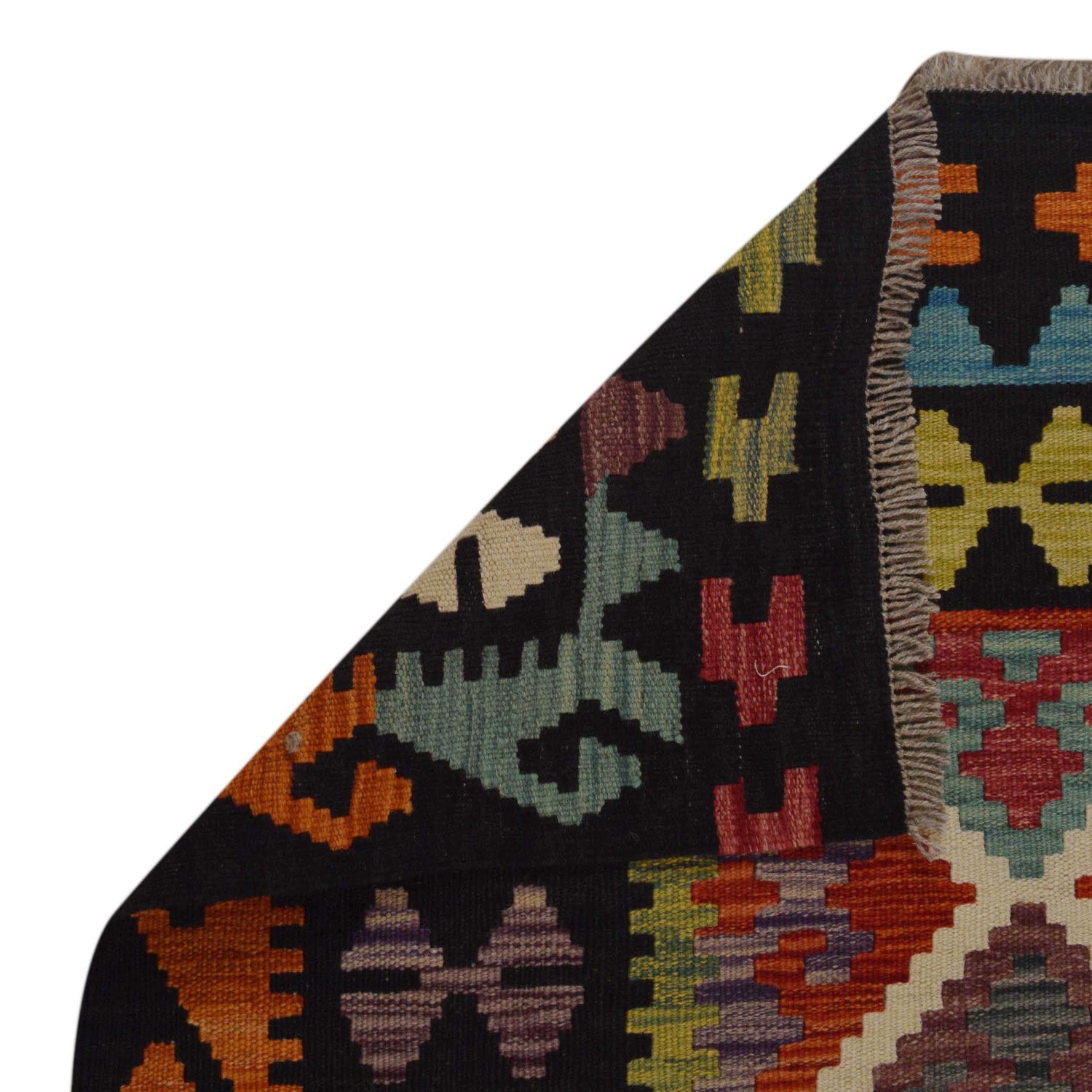 Handmade Vegetable Kilim 4' 1" x 5' 7" (ft) - No. P36108