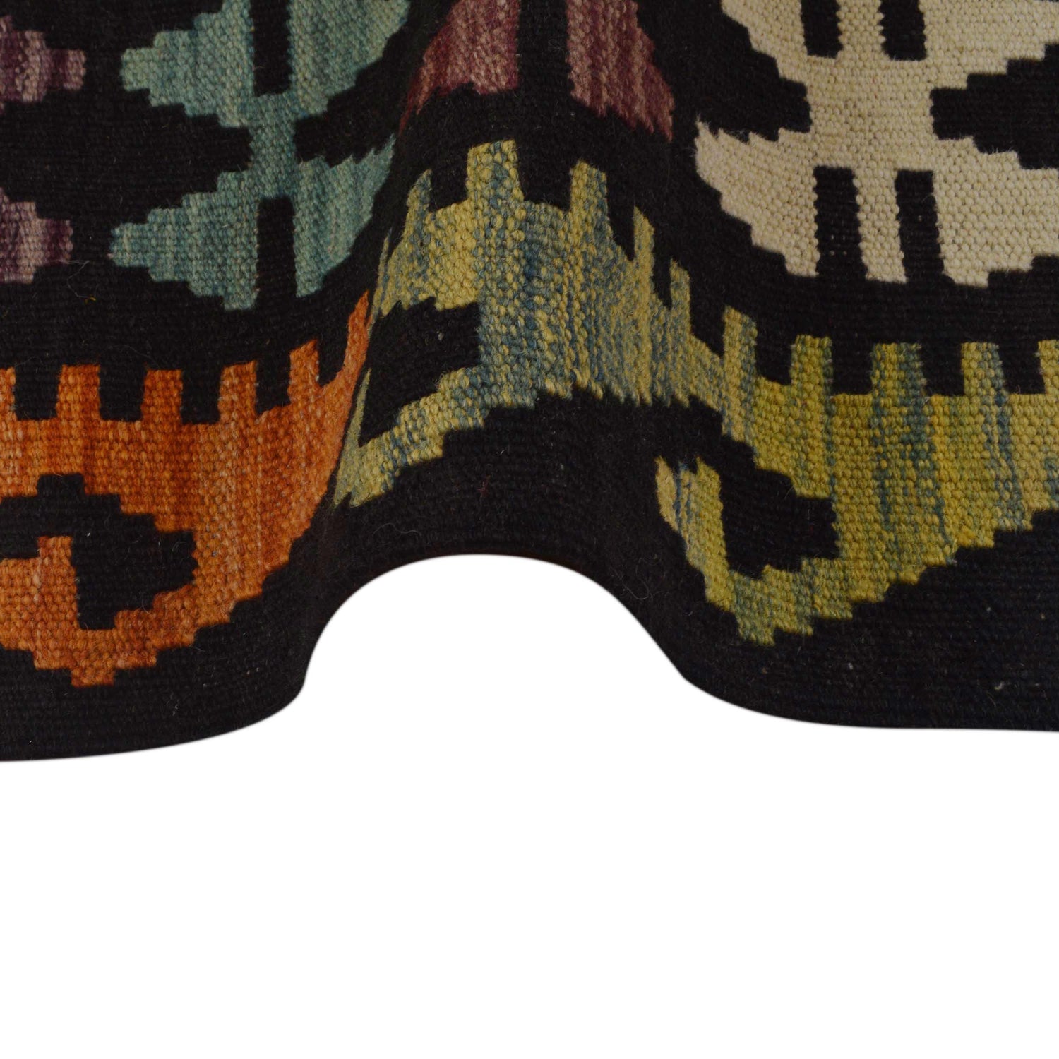 Handmade Vegetable Kilim 4' 1" x 5' 7" (ft) - No. P36108