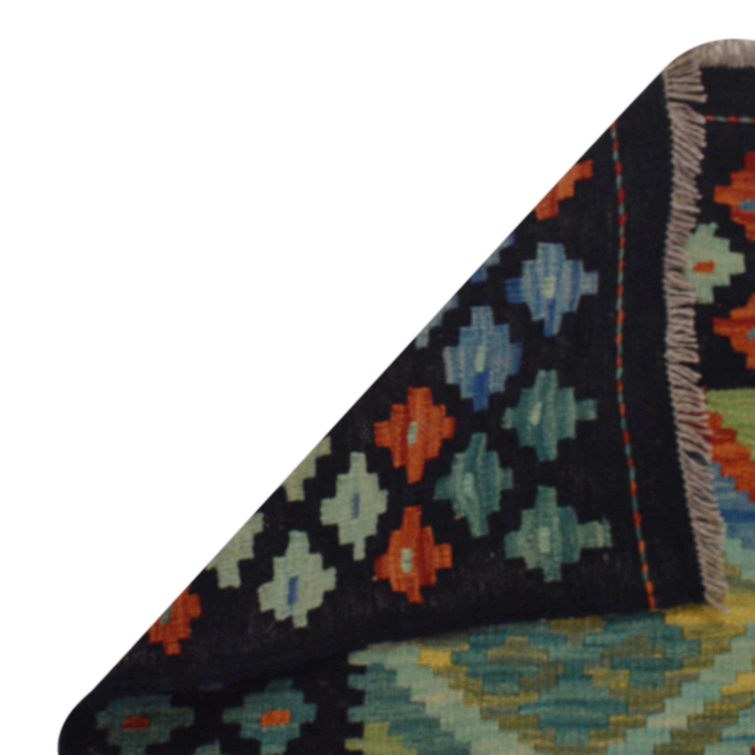 Handmade Vegetable Kelim 4' 0" x 5' 7" (ft) - No. P36109