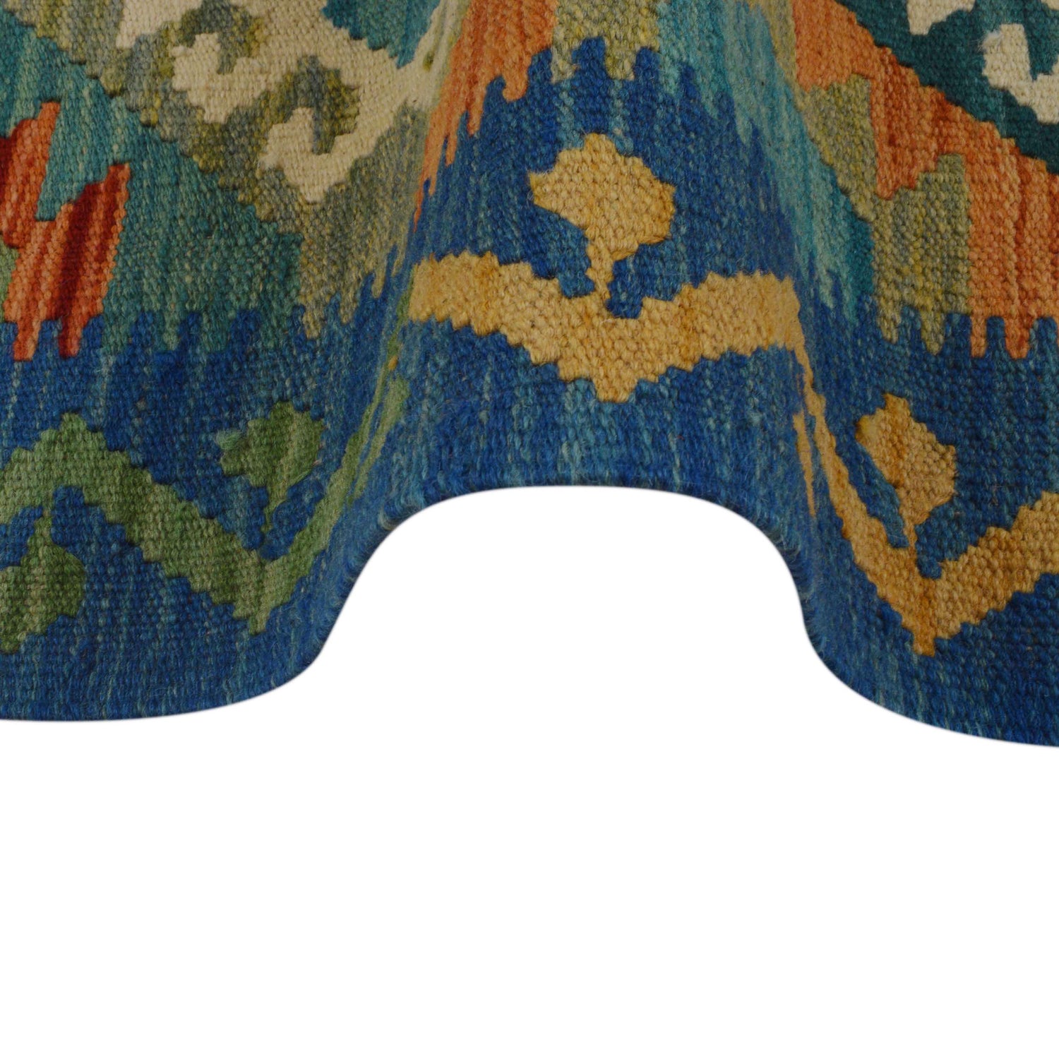 Handmade Vegetable Kilim 4' 0" x 5' 10" (ft) - No. P36110