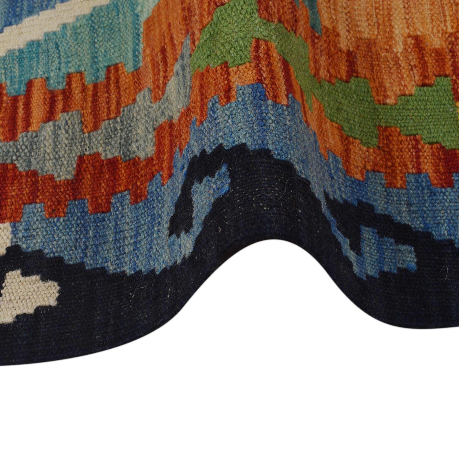 Handmade Vegetable Kelim 4' 0" x 6' 4" (ft) - No. P36111