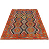 Handmade Vegetable Kilim 4' 3" x 5' 5" (ft) - No. P36112
