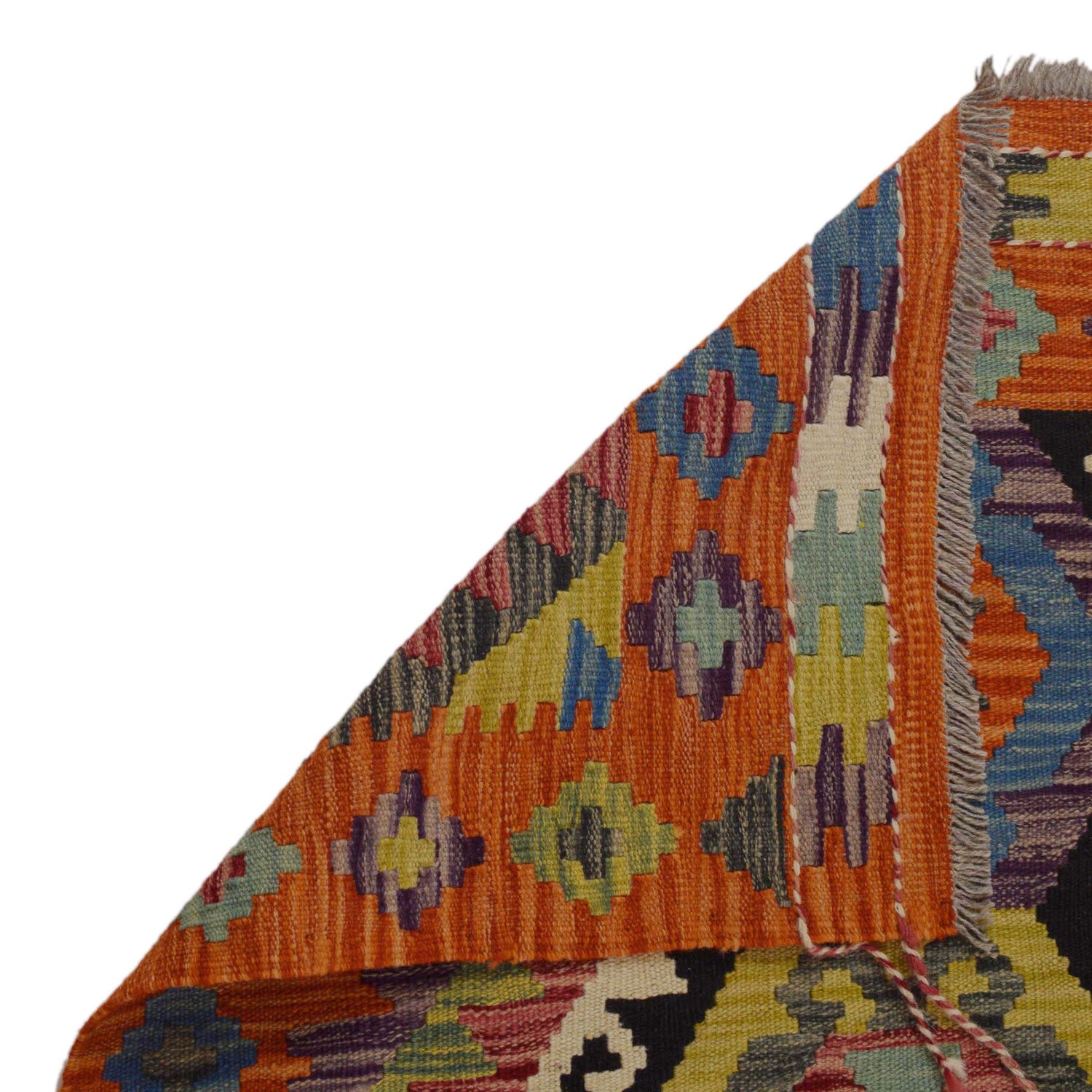 Handmade Vegetable Kilim 4' 3" x 5' 5" (ft) - No. P36112