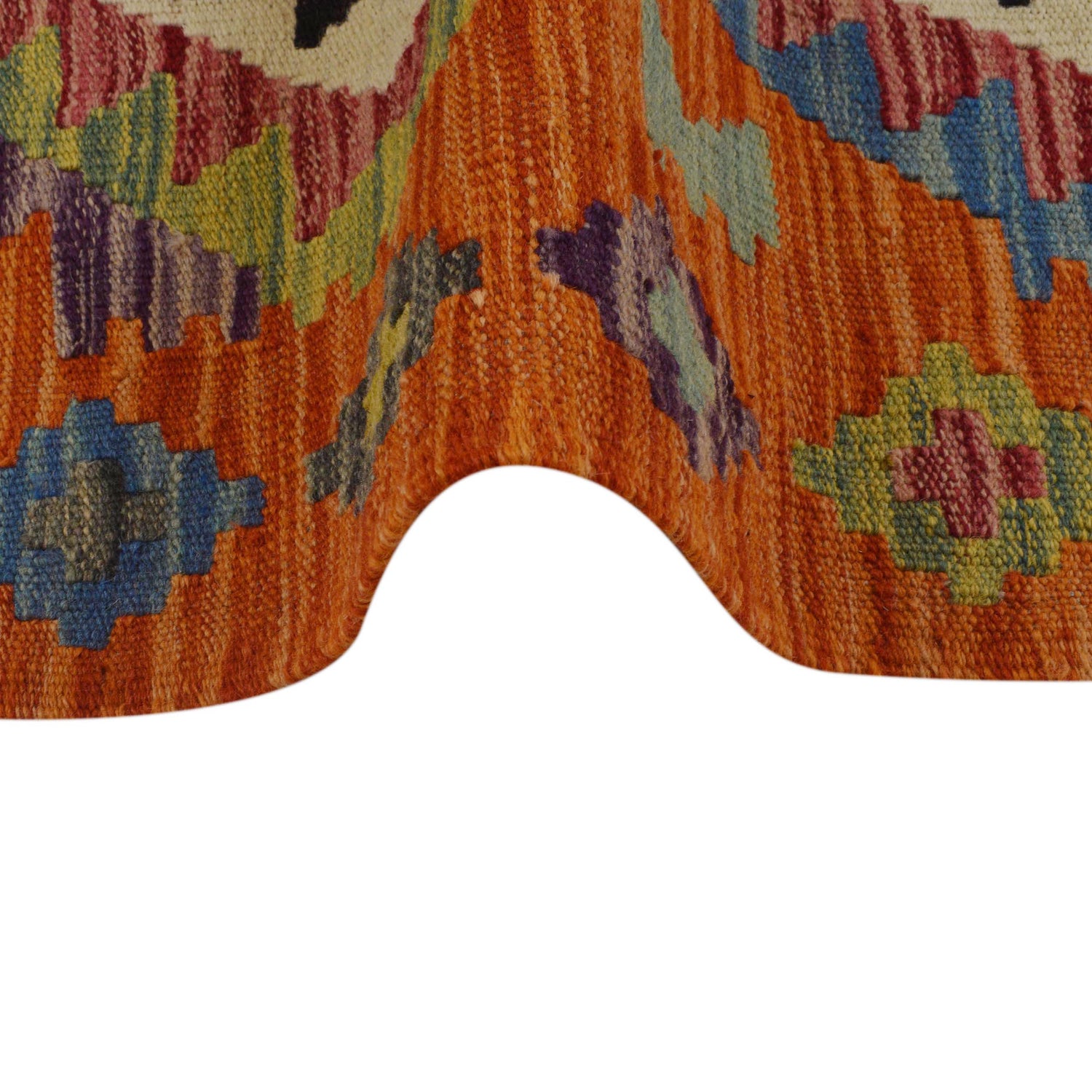 Handmade Vegetable Kilim 4' 3" x 5' 5" (ft) - No. P36112