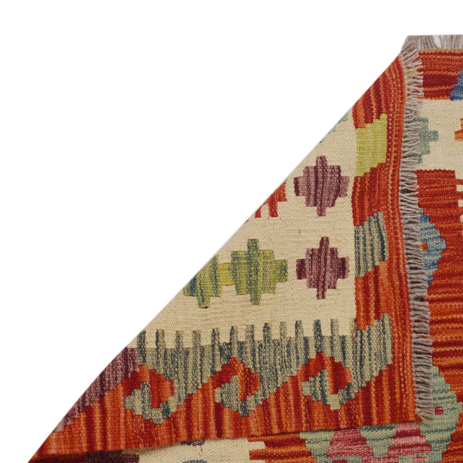 Vegetable Kilim Runner 2' 7" x 9' 6" (ft) - No. P36113