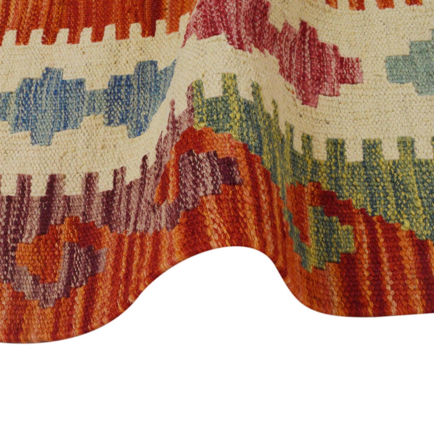 Vegetable Kilim Runner 2' 7" x 9' 6" (ft) - No. P36113