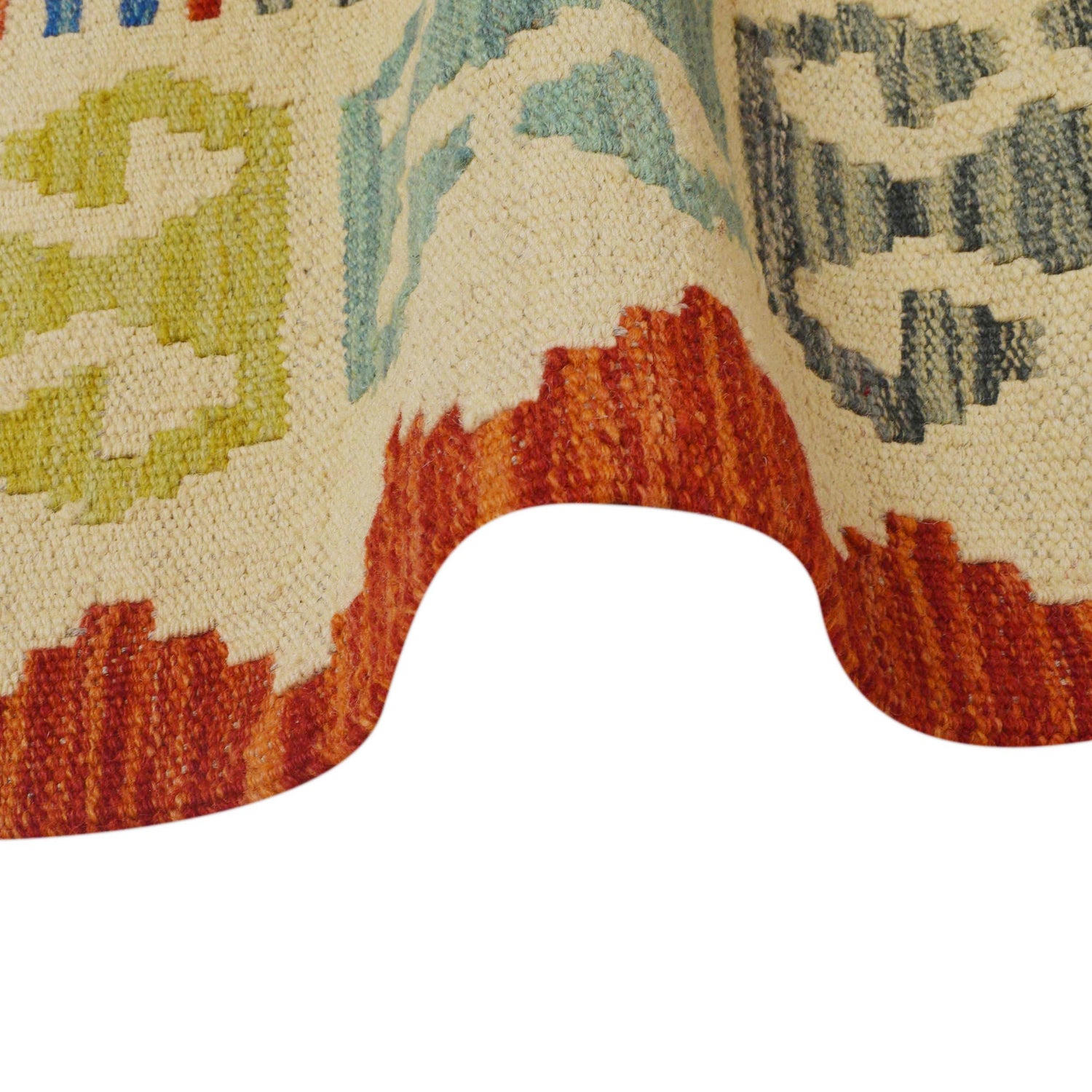 Vegetable Kelim Runner 2' 10" x 12' 11" (ft) - No. P36114