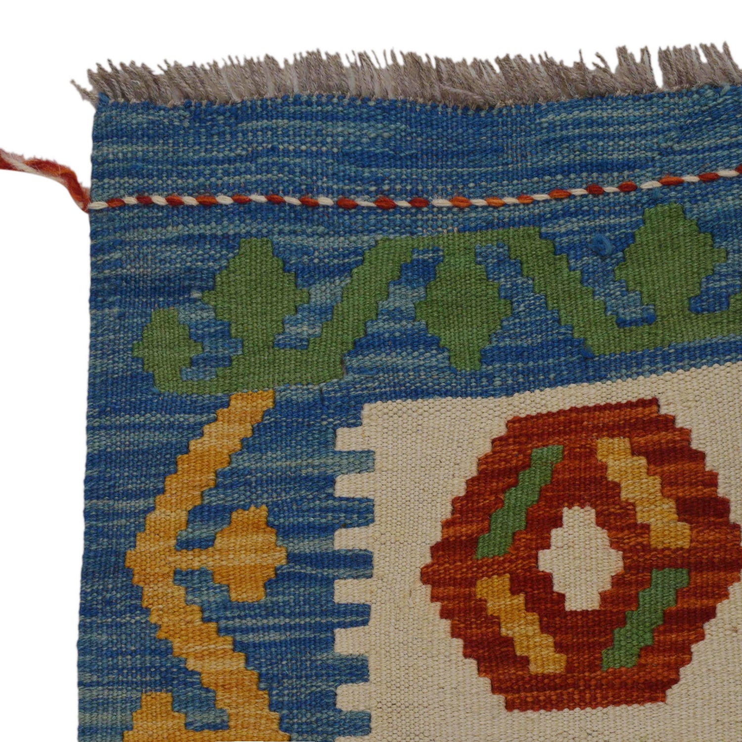 Handmade Vegetable Kilim 4' 2" x 5' 10" (ft) - No. P36116