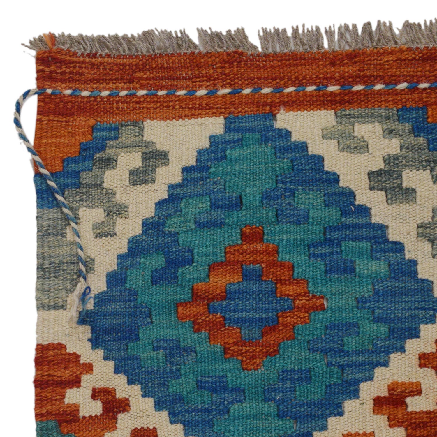 Handmade Vegetable Kilim 4' 4" x 5' 7" (ft) - No. P36118