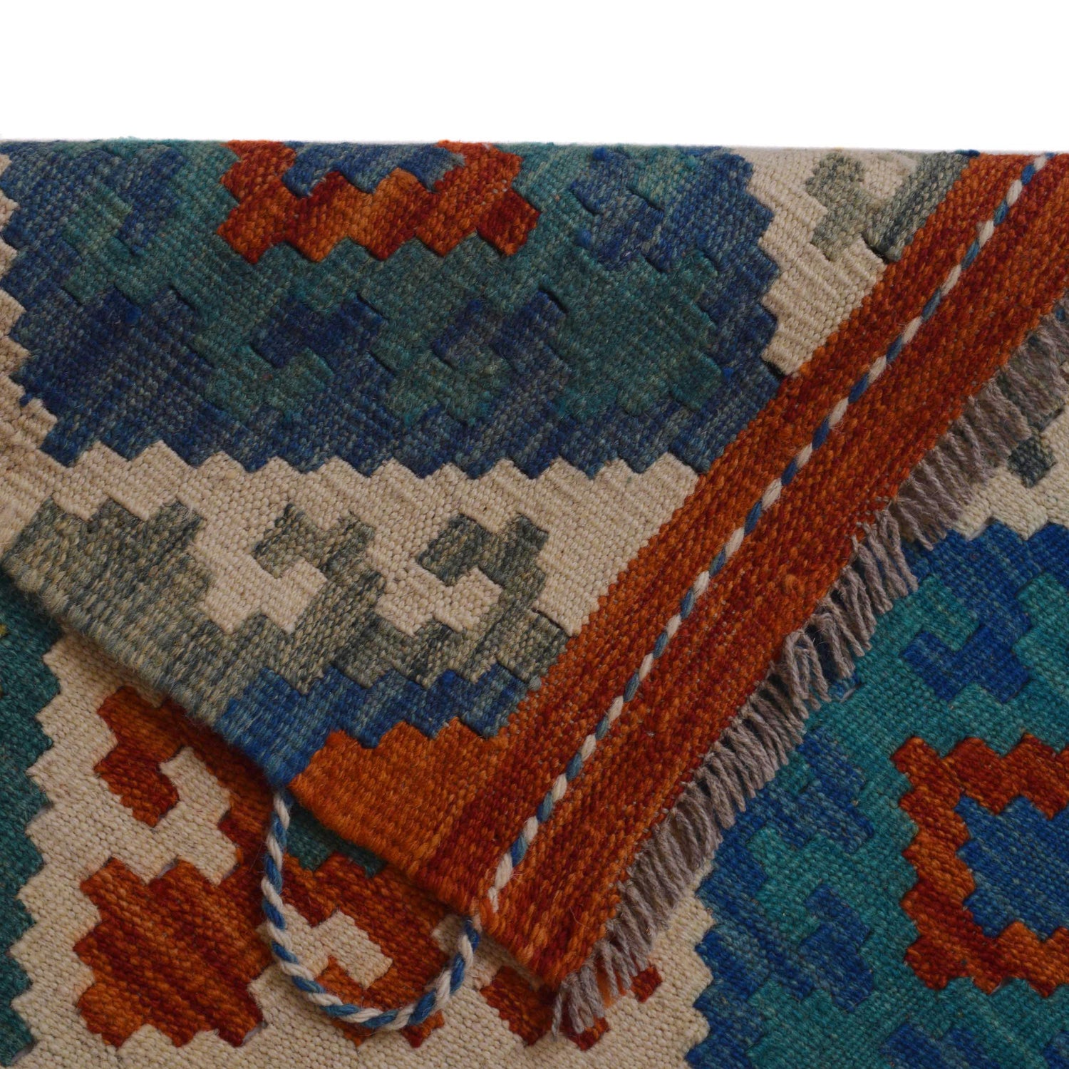Handmade Vegetable Kilim 4' 4" x 5' 7" (ft) - No. P36118