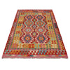 Handmade Vegetable Kilim 4' 1" x 6' 2" (ft) - No. P36120