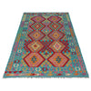Handmade Vegetable Kilim 4' 2" x 6' 7" (ft) - No. P36125