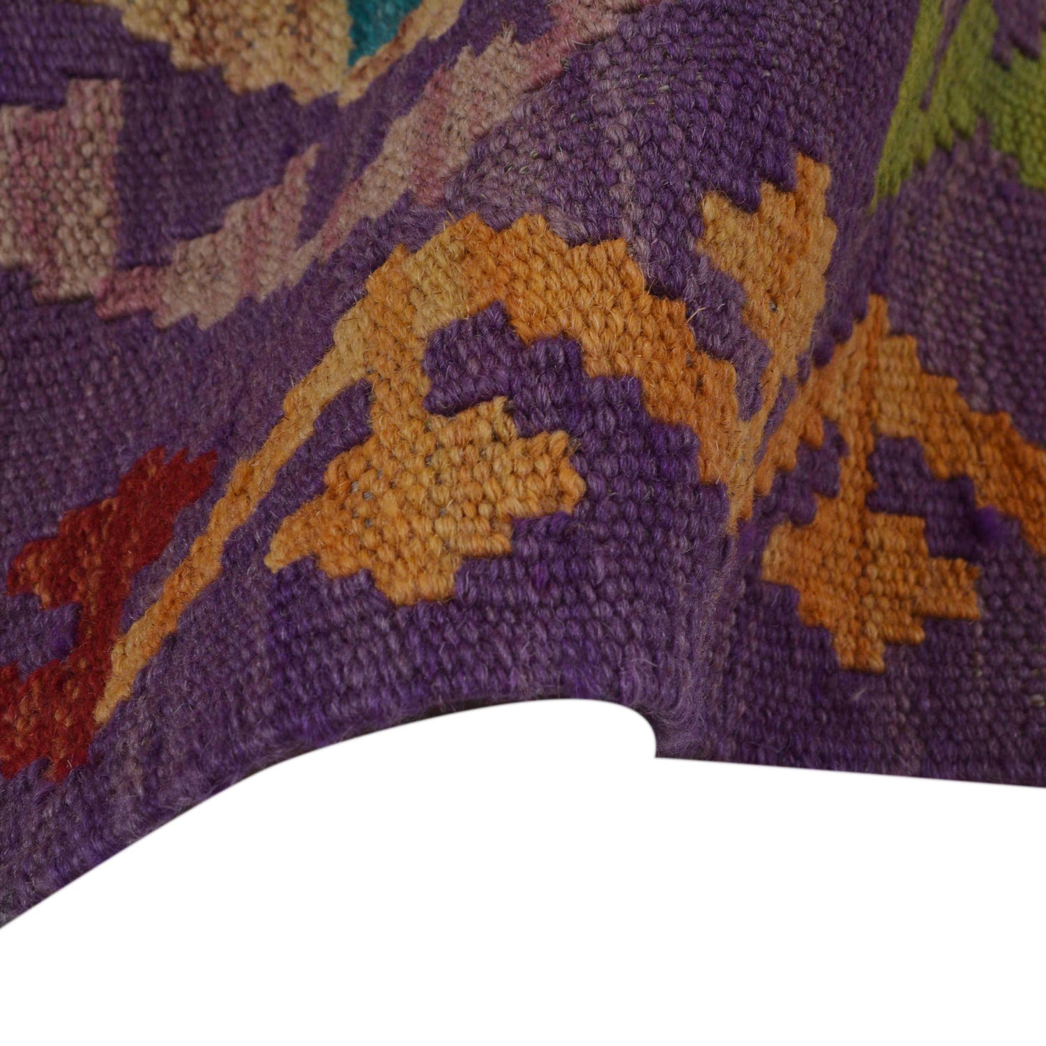 Handmade Vegetable Kelim 4' 1" x 5' 10" (ft) - No. P36126