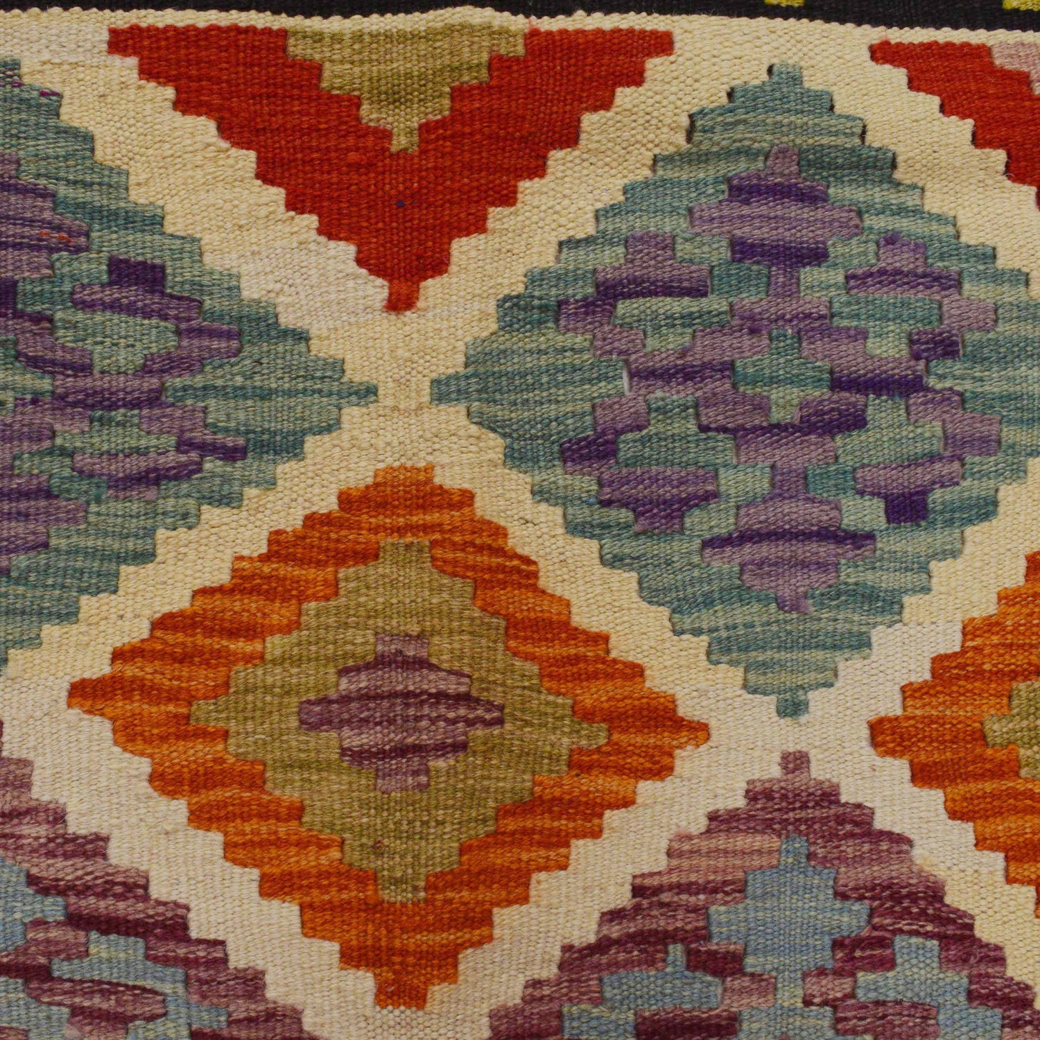 Handmade Vegetable Kelim 4' 2" x 5' 8" (ft) - No. P36130