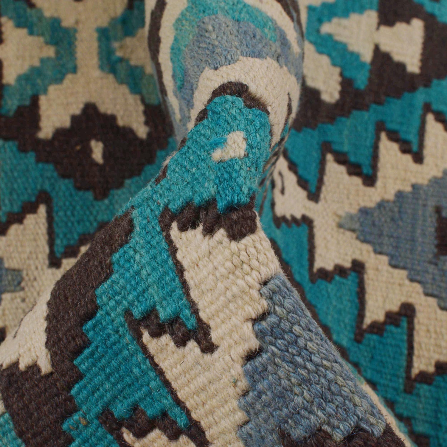 Handmade Vegetable Kelim 2' 10" x 4' 5" (ft) - No. P36133