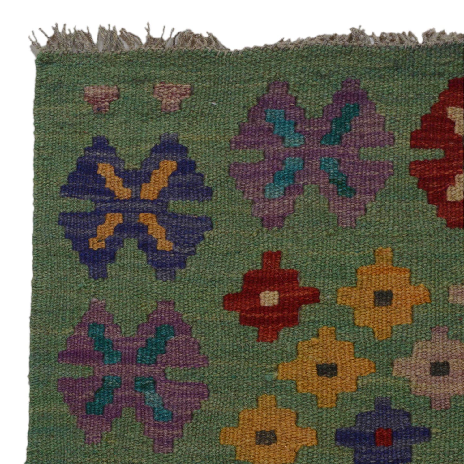 Handmade Vegetable Kilim 3' 4" x 5' 0" (ft) - No. P36137