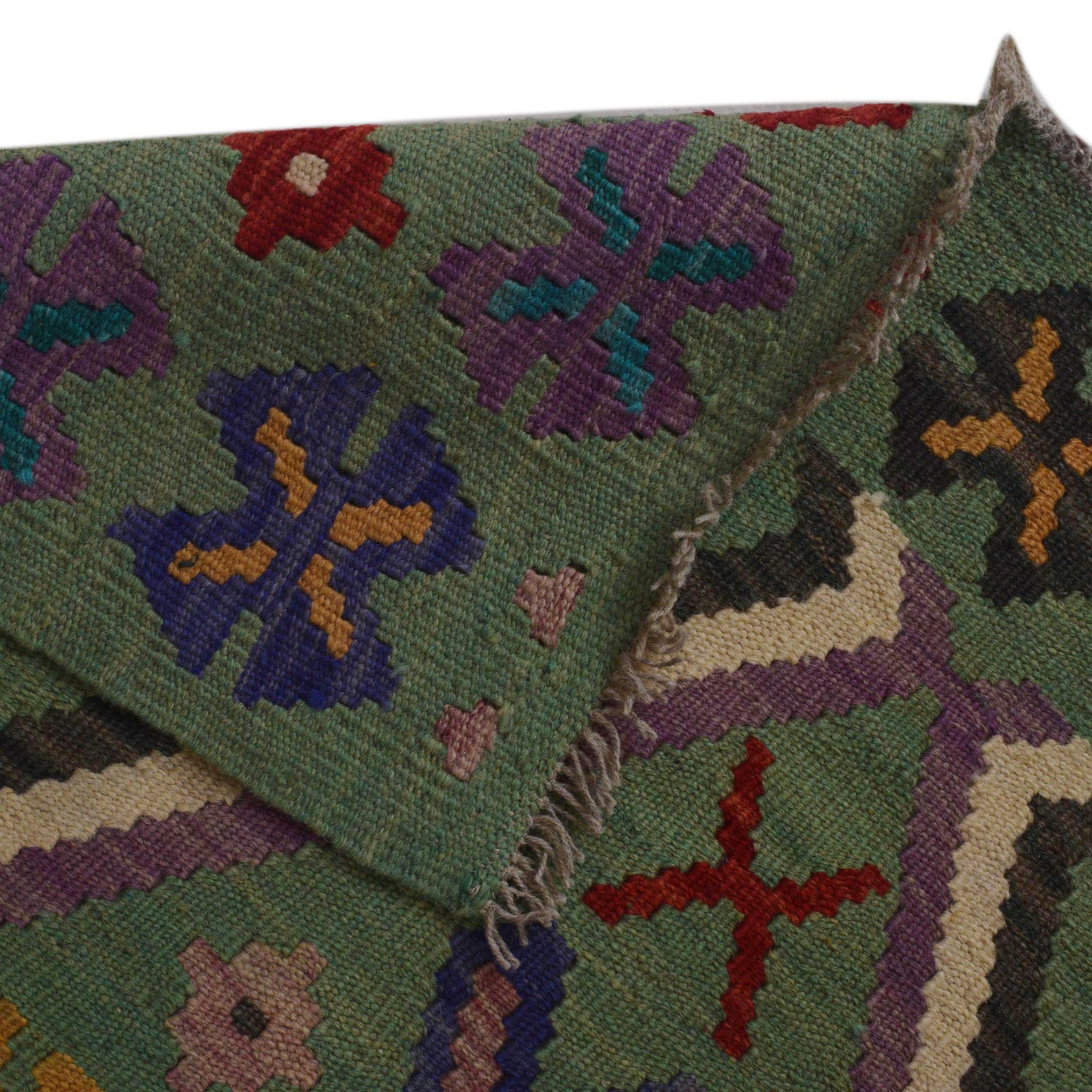 Handmade Vegetable Kilim 3' 4" x 5' 0" (ft) - No. P36137