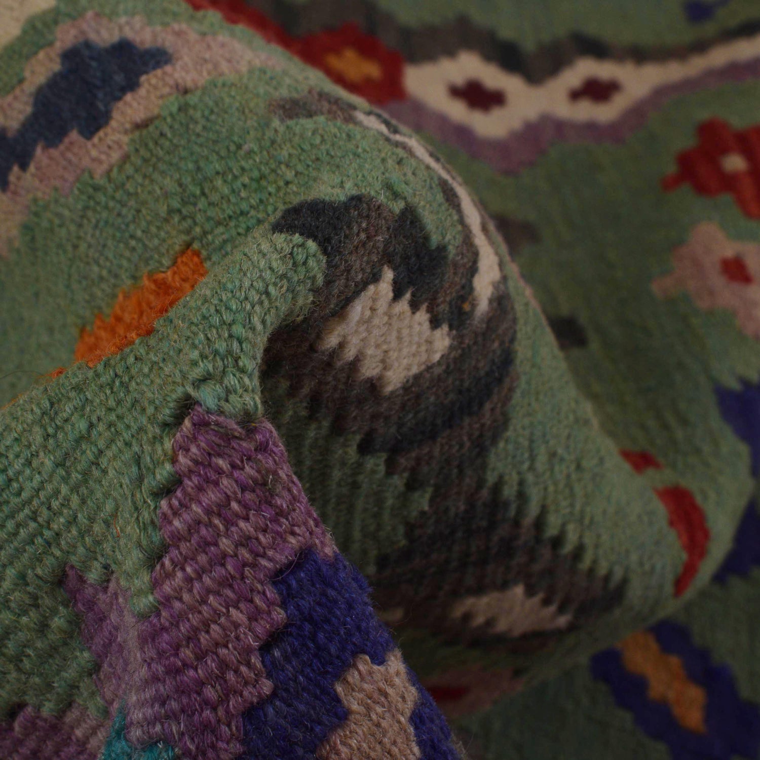 Handmade Vegetable Kilim 3' 4" x 5' 0" (ft) - No. P36137