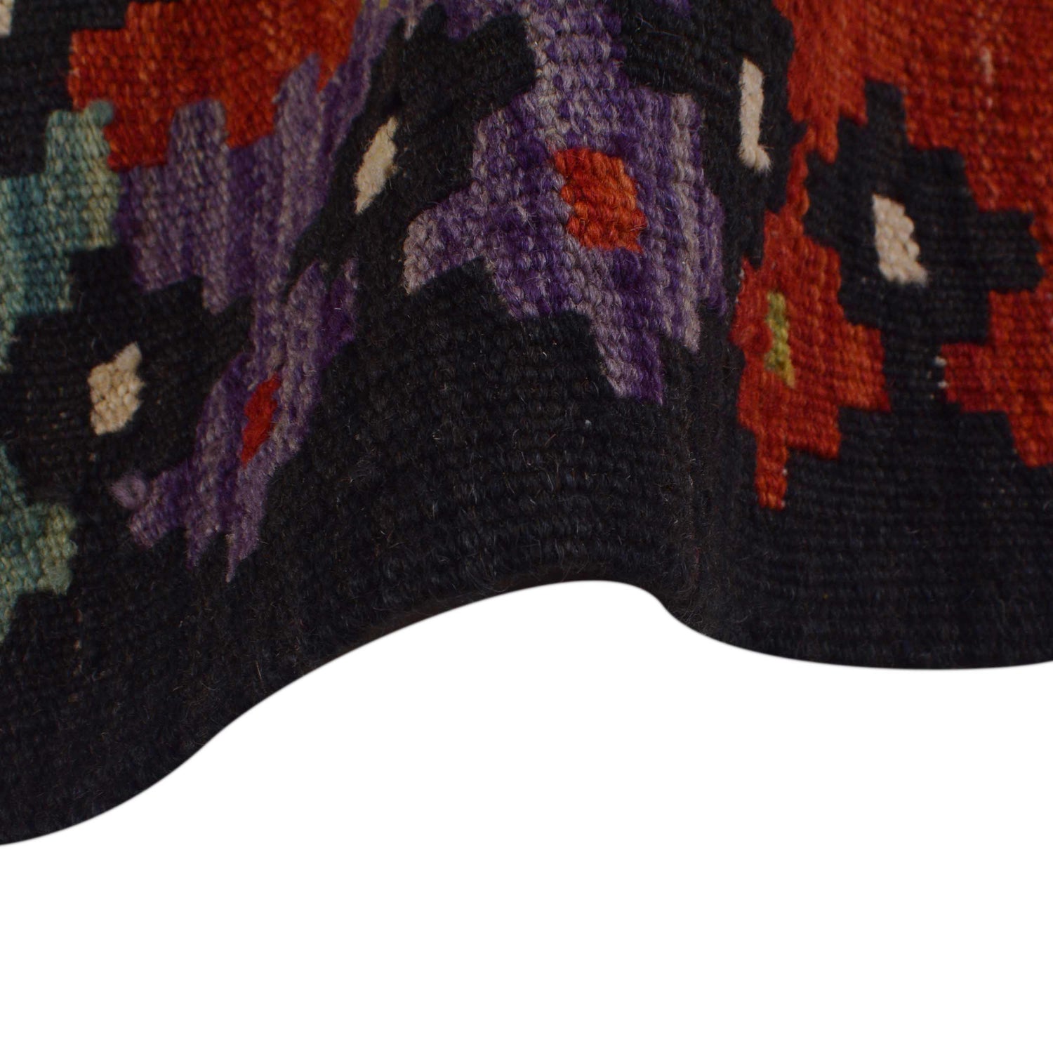 Handmade Vegetable Kilim 5' 2" x 6' 7" (ft) - No. P36142