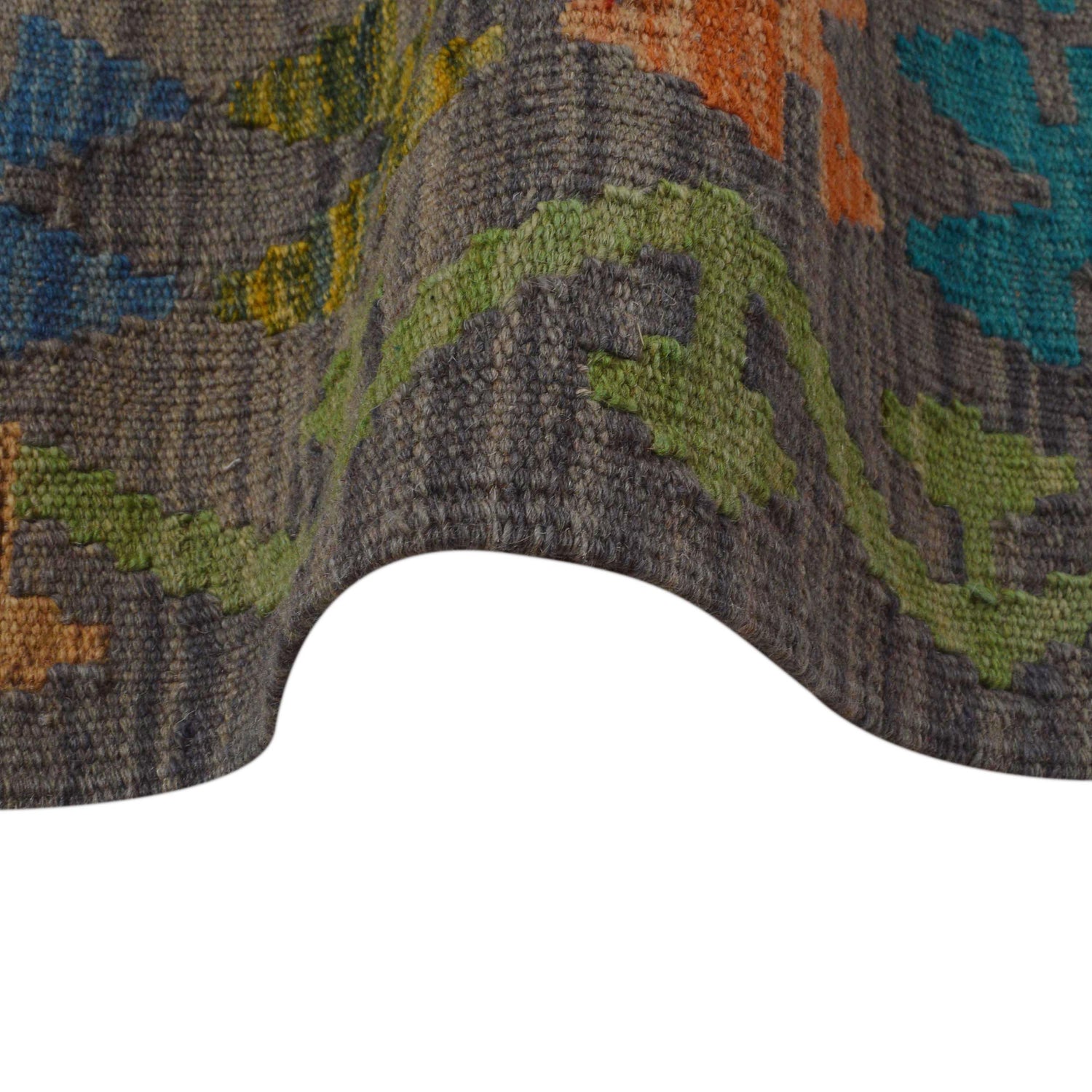 Handmade Vegetable Kilim 6' 3" x 8' 0" (ft) - No. P36150