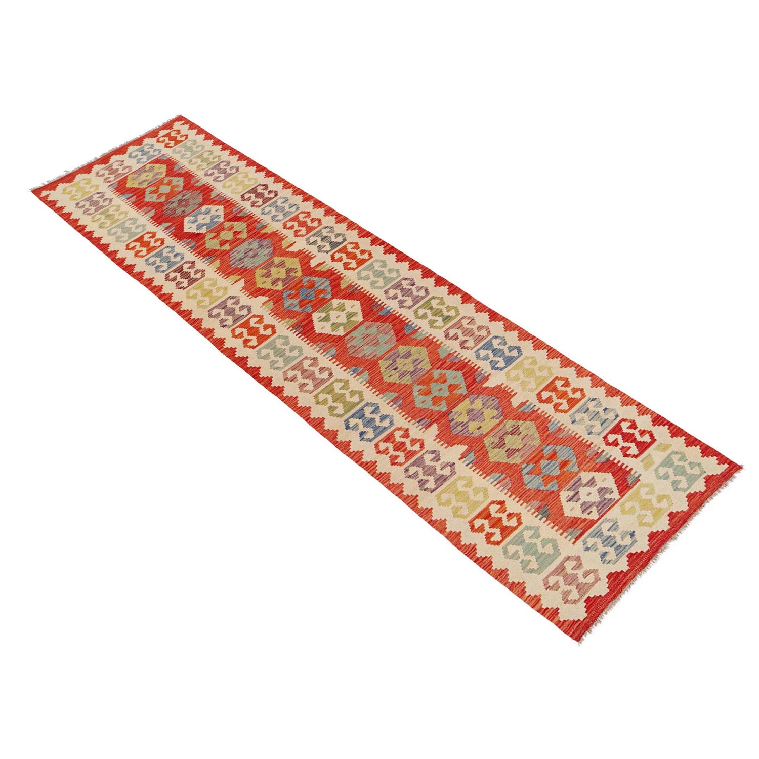 Vegetable Kilim Runner 2' 10" x 12' 9" (ft) - No. P36157