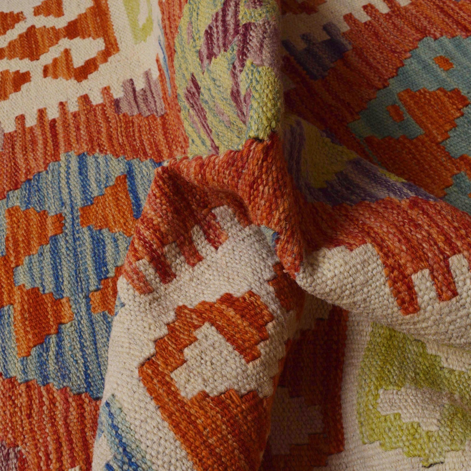 Vegetable Kilim Runner 2' 10" x 12' 9" (ft) - No. P36157