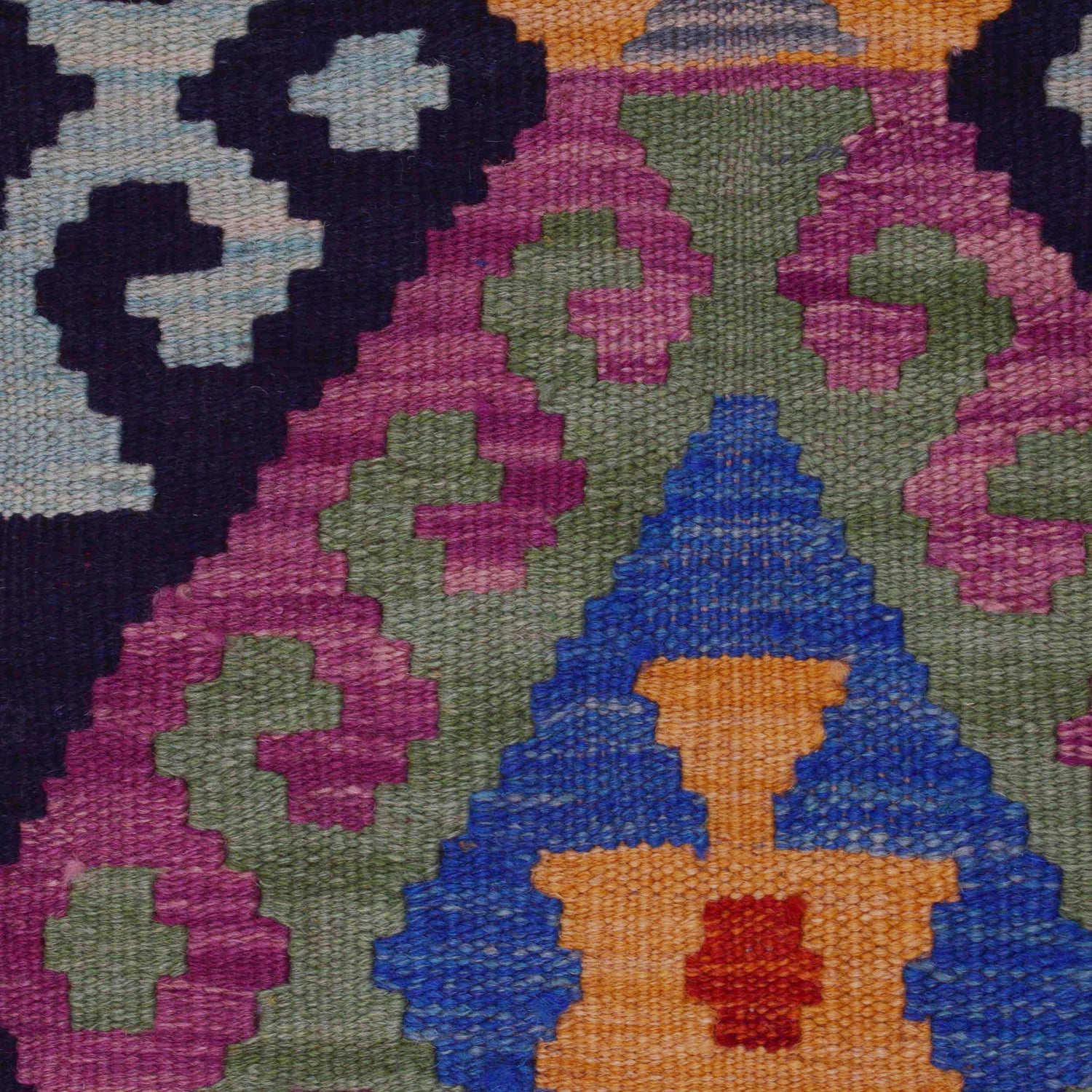 Vegetable Kelim Runner 2' 11" x 9' 11" (ft) - No. P36158