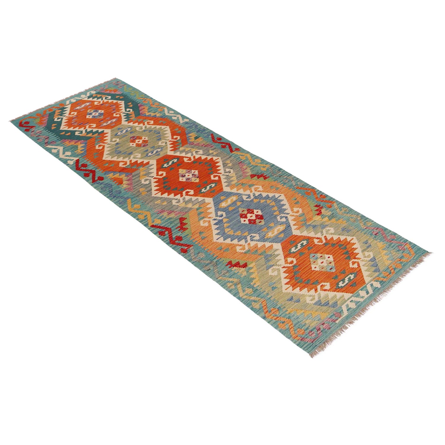 Vegetable Kilim Runner 2' 9" x 9' 6" (ft) - No. P36159