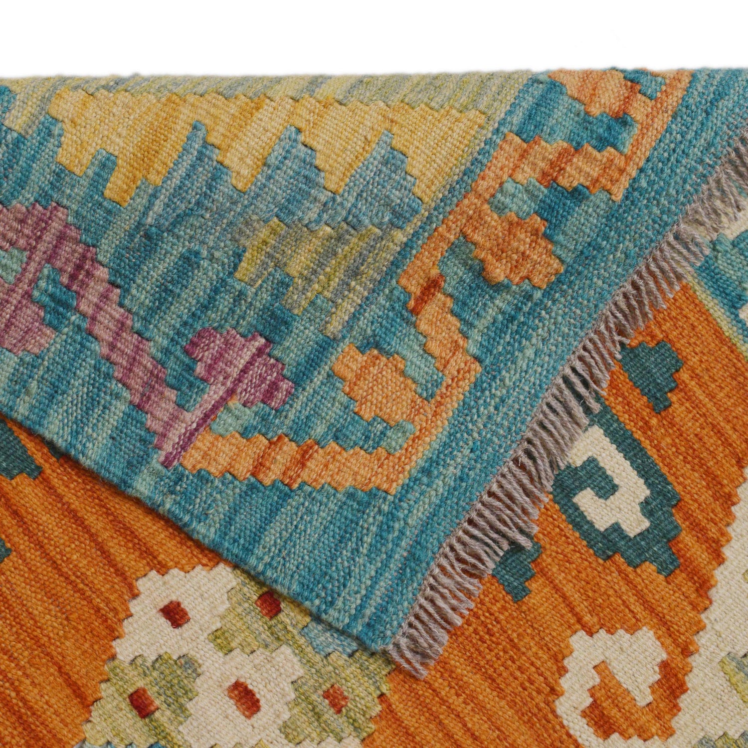 Vegetable Kilim Runner 2' 9" x 9' 6" (ft) - No. P36159