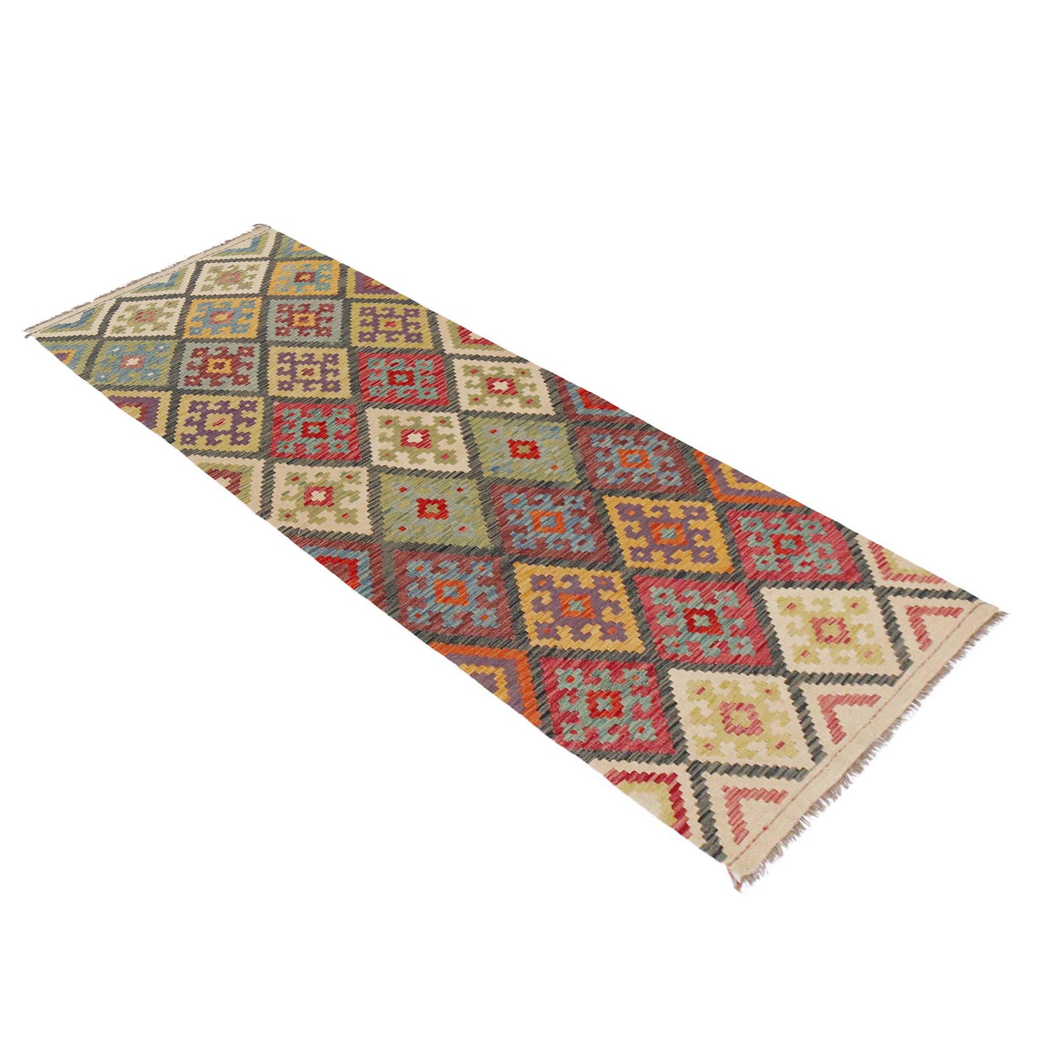 Vegetable Kilim Runner 2' 11" x 9' 8" (ft) - No. P36162
