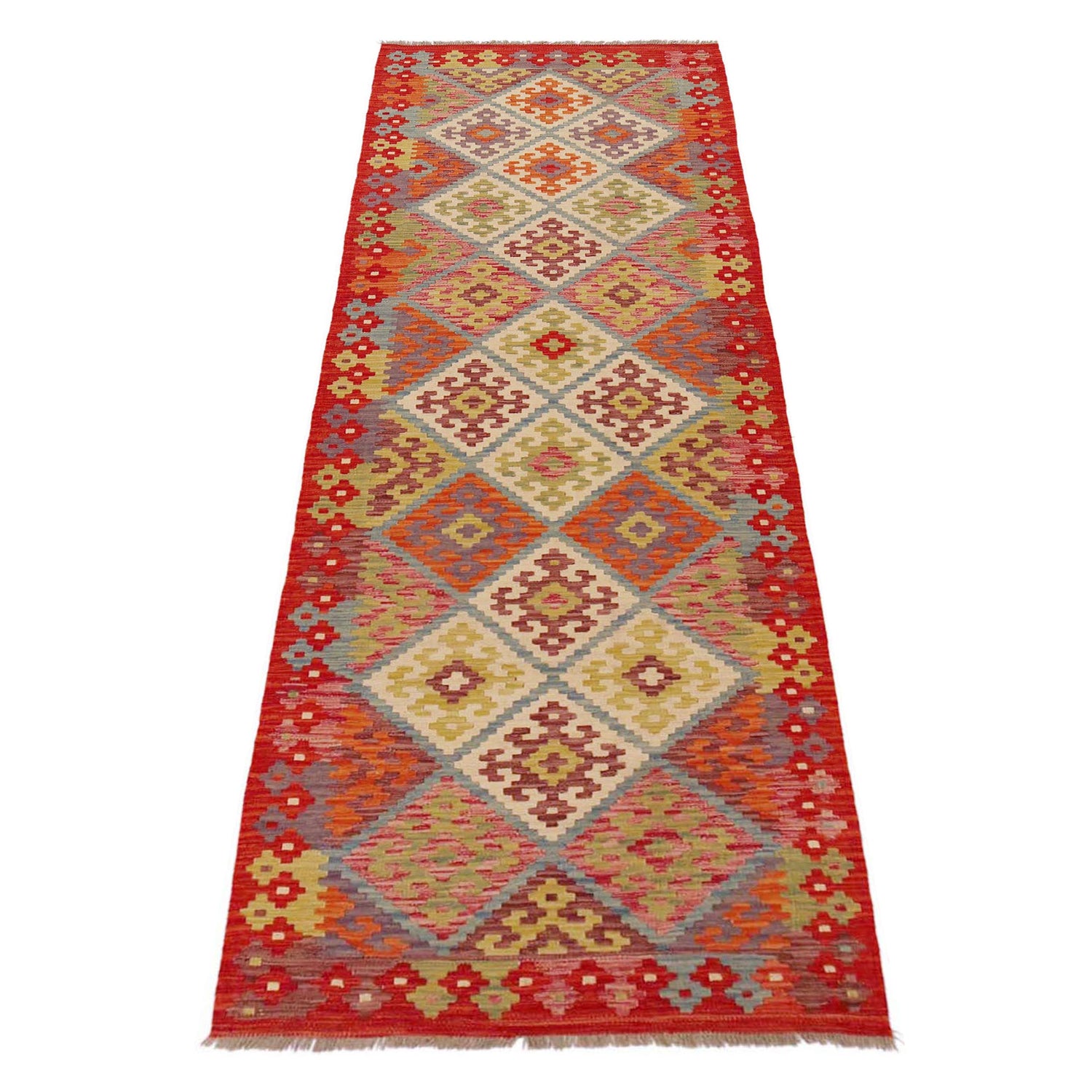 Vegetable Kelim Runner 2' 10" x 9' 8" (ft) - No. P36163