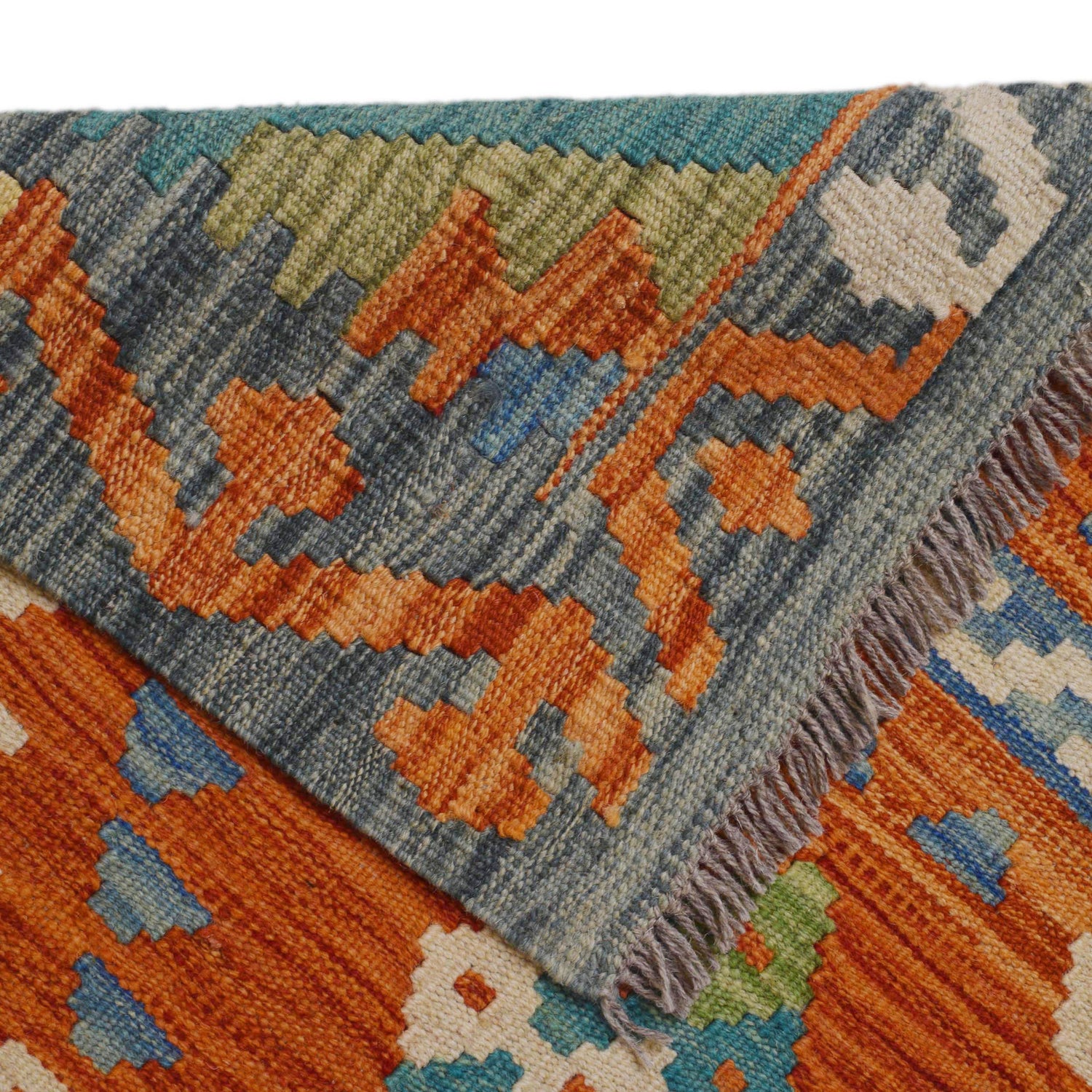 Vegetable Kilim Runner 2' 10" x 9' 11" (ft) - No. P36164