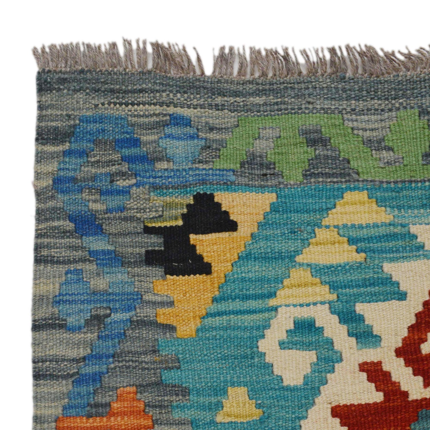 Vegetable Kelim Runner 2' 9" x 9' 9" (ft) - No. P36165