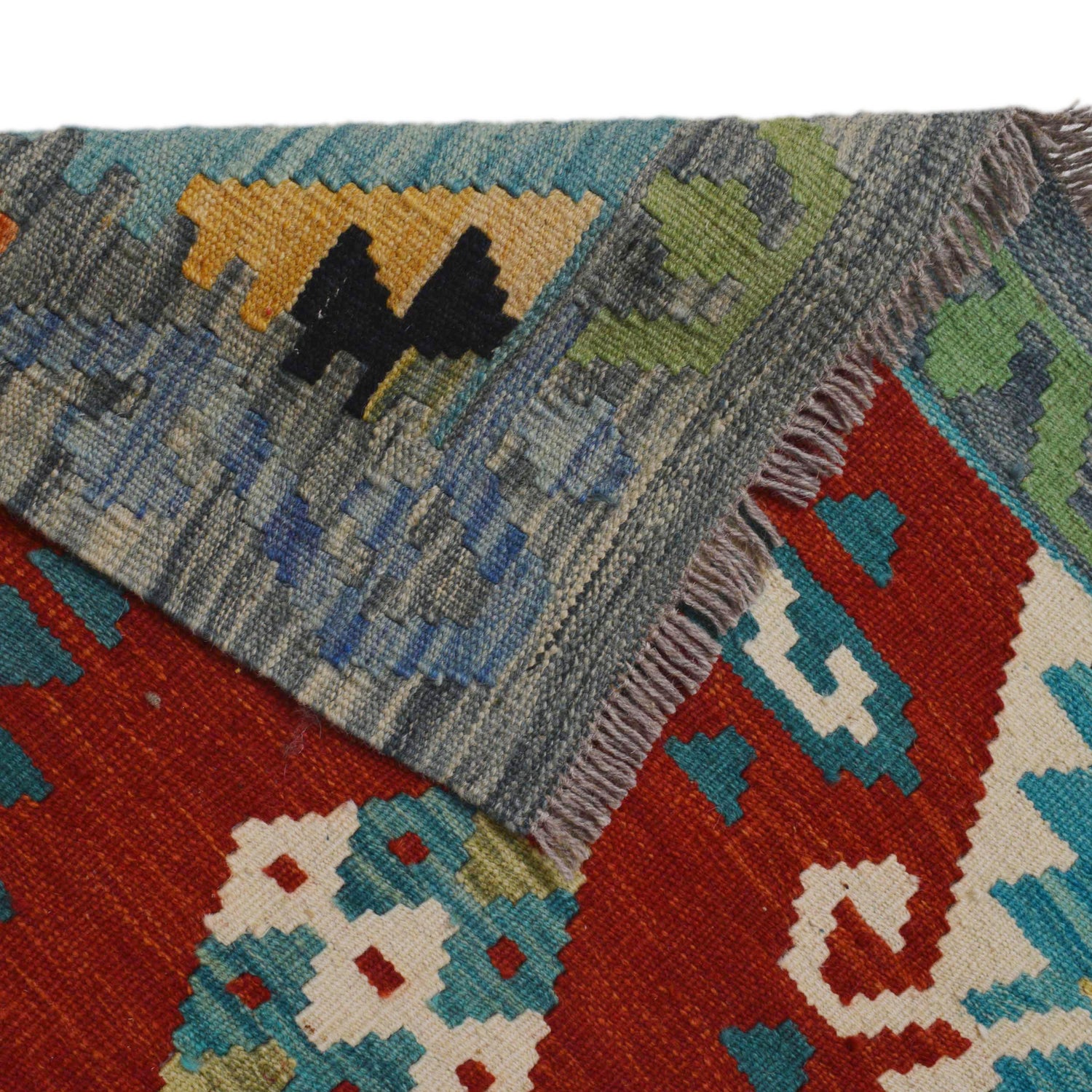 Vegetable Kelim Runner 2' 9" x 9' 9" (ft) - No. P36165