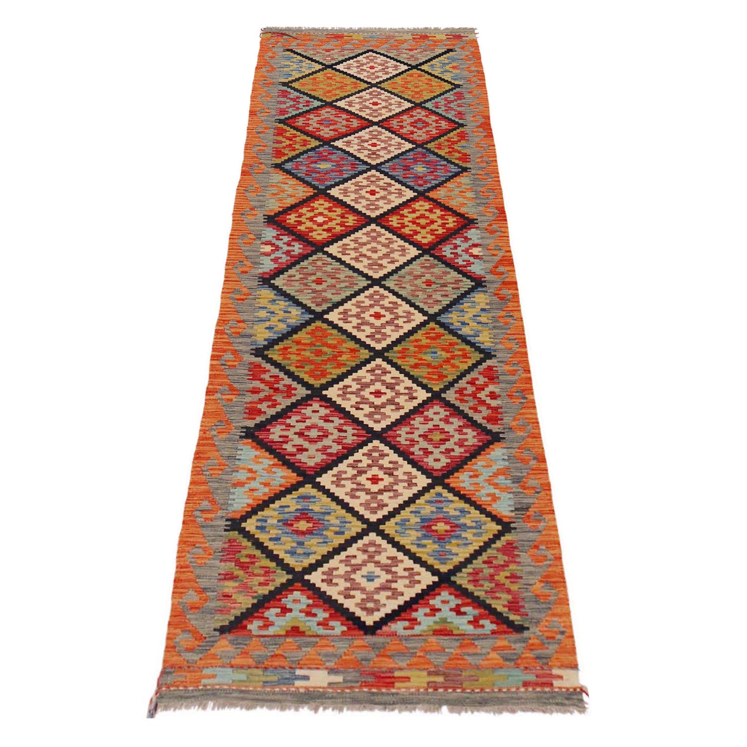 Vegetable Kilim Runner 2' 8" x 9' 9" (ft) - No. P36166