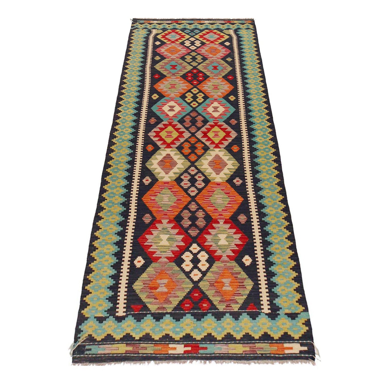 Vegetable Kilim Runner 3' 1" x 9' 8" (ft) - No. P36168
