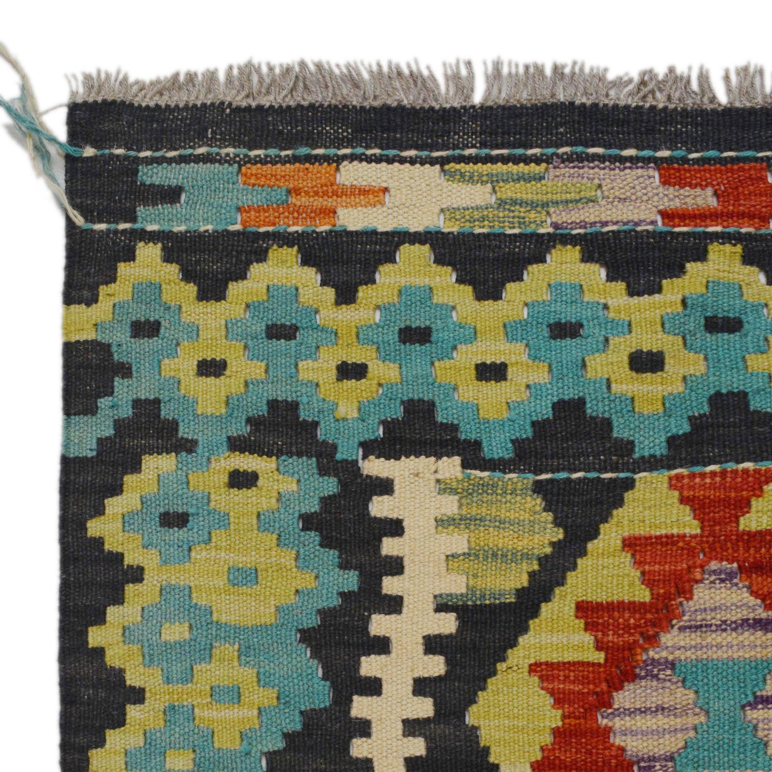 Vegetable Kilim Runner 3' 1" x 9' 8" (ft) - No. P36168