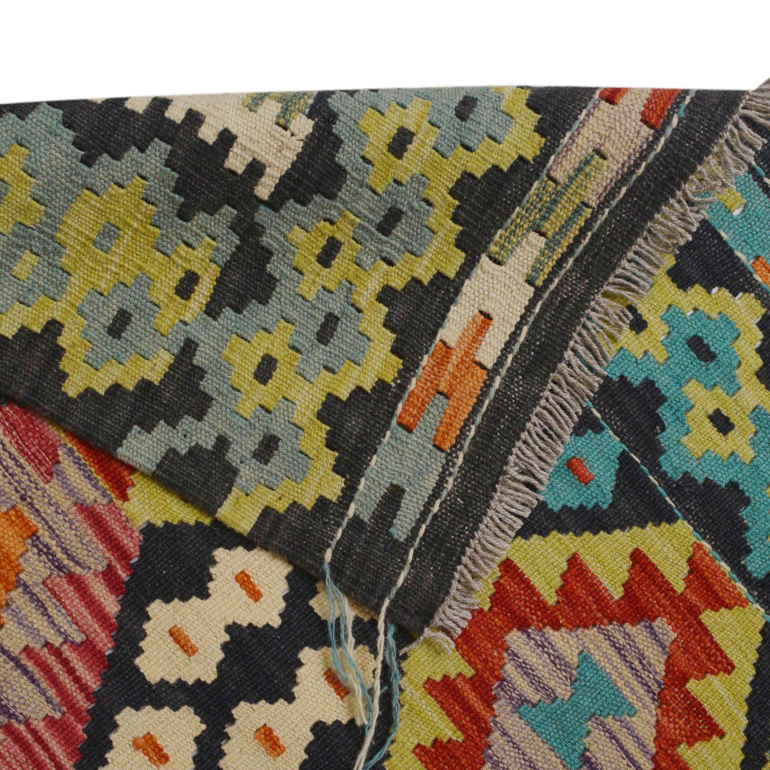 Vegetable Kilim Runner 3' 1" x 9' 8" (ft) - No. P36168