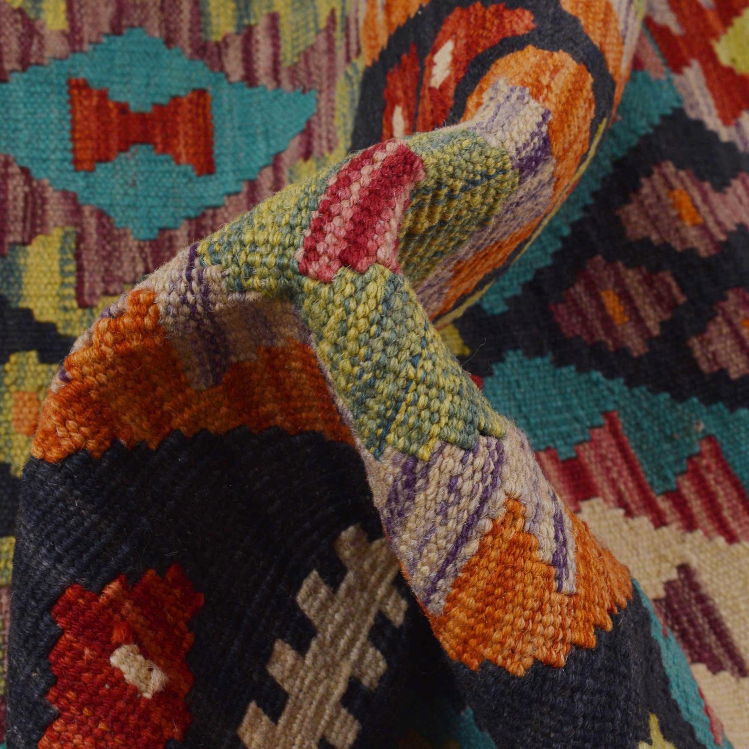 Vegetable Kilim Runner 3' 1" x 9' 8" (ft) - No. P36168