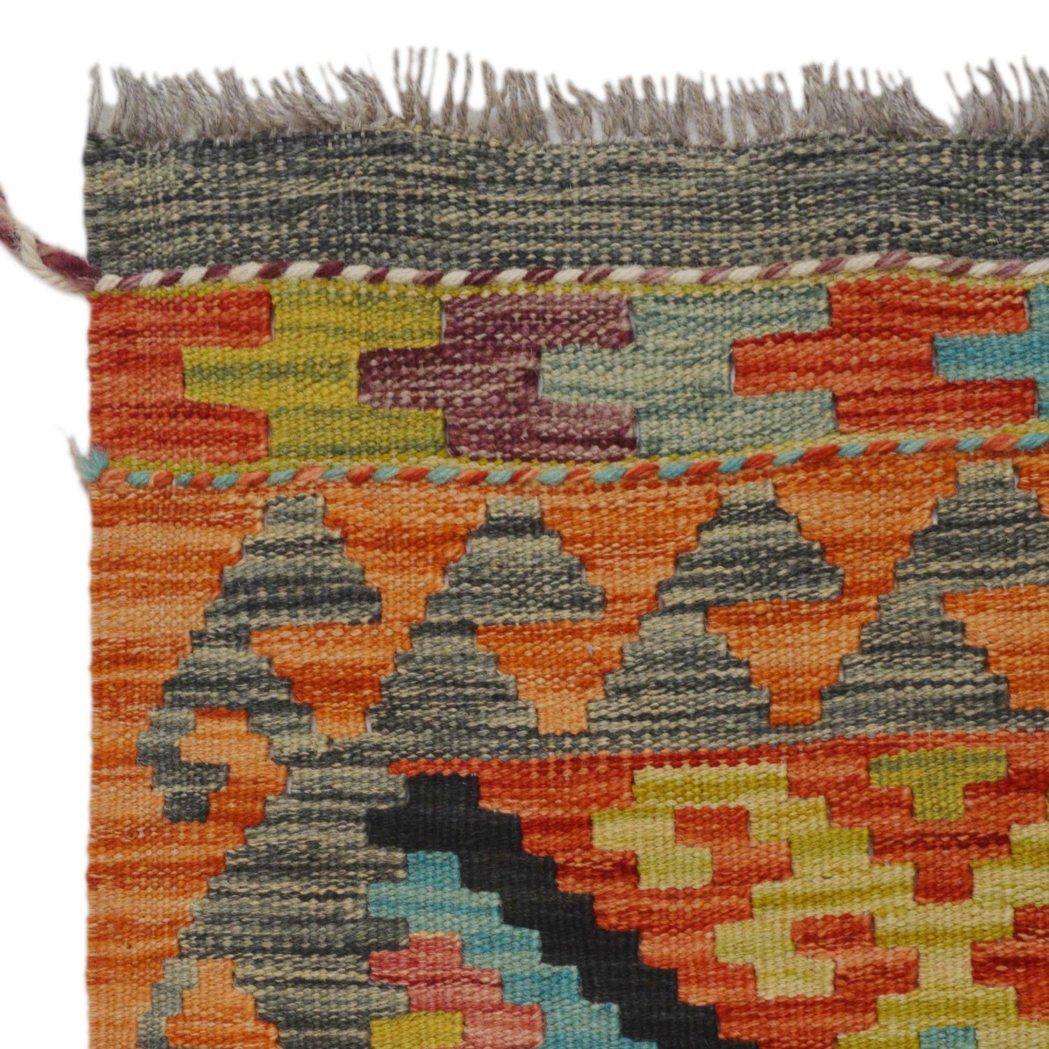 Vegetable Kelim Runner 2' 10" x 9' 11" (ft) - No. P36170