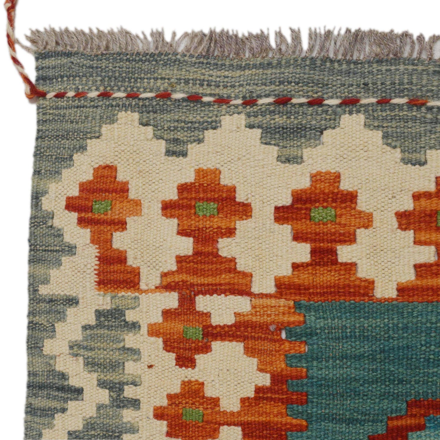 Vegetable Kilim Runner 2' 8" x 9' 10" (ft) - No. P36171